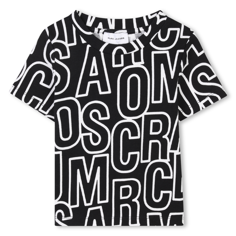 Kurzes, bedrucktes T-Shirt MARC JACOBS 
                        M&Auml;DCHEN