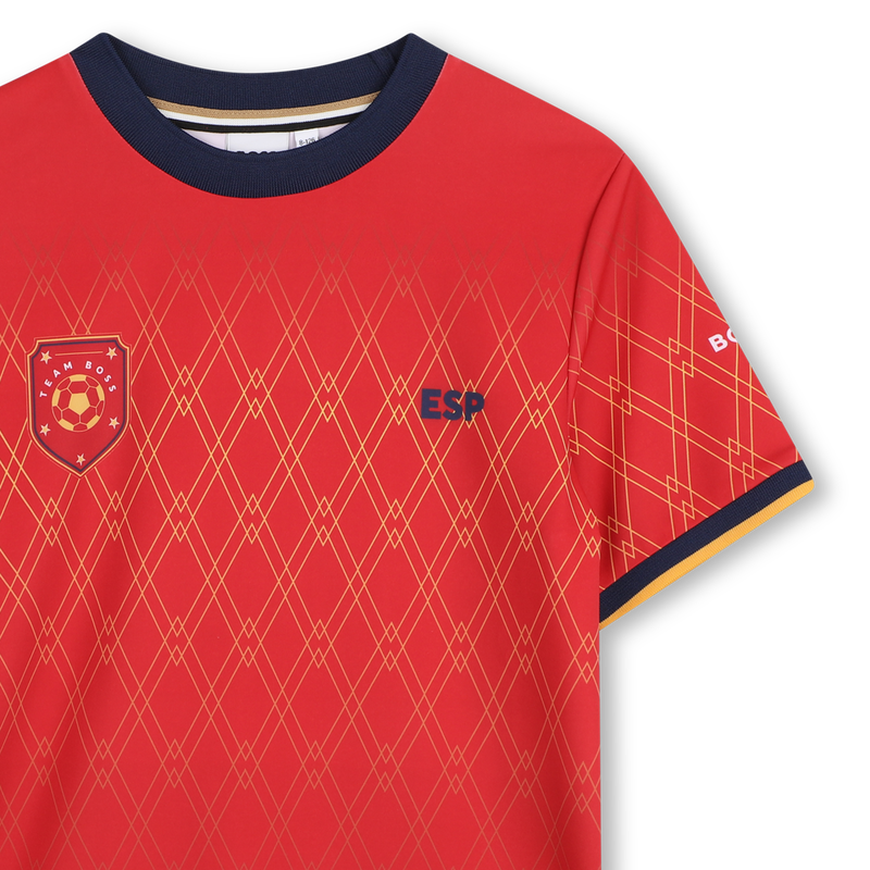 KURZ&Auml;RMELIGES T-SHIRT BOSS 
                        JUNGE