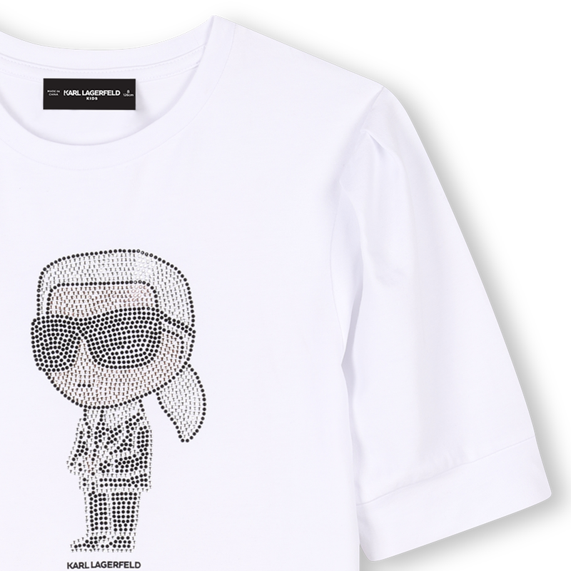 Kurz&auml;rmeliges Kleid KARL LAGERFELD KIDS 
                        M&Auml;DCHEN