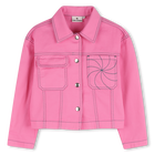 Jacke mit stickerei KIDS AROUND 
                    M&Auml;DCHEN