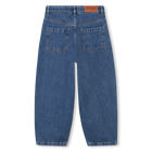 Asymmetrische Denim-Hose KENZO KIDS 
                    M&Auml;DCHEN