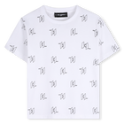 Kurz&auml;rmeliges t-shirt KARL LAGERFELD KIDS 
                    JUNGE