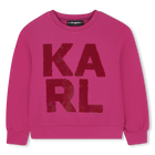 Lang&auml;rmeliges Sweatshirt KARL LAGERFELD KIDS 
                    M&Auml;DCHEN