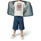 Bedruckte Jeansjacke KENZO KIDS 
                    UNISEX
