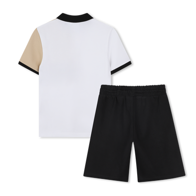 Polo und Shorts aus Baumwolle BOSS JUNGE