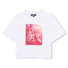 Kurz&auml;rmeliges t-shirt, WEISS   ROSE, hi-res