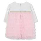 Formelles Kleid aus Baumwolle KARL LAGERFELD KIDS 
                    M&Auml;DCHEN
