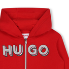 Kapuzen-Sweatshirt mit Zipper HUGO 
                    M&Auml;DCHEN
