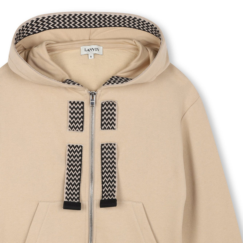 Sweatjacke mit Logo-Stickerei LANVIN 
                        JUNGE