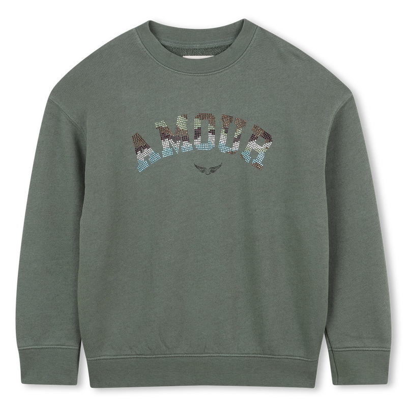 Meliertes Sweatshirt ZADIG & VOLTAIRE 
                        M&Auml;DCHEN