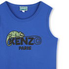 Baumwoll-Tanktop mit Logo KENZO KIDS 
                    JUNGE
