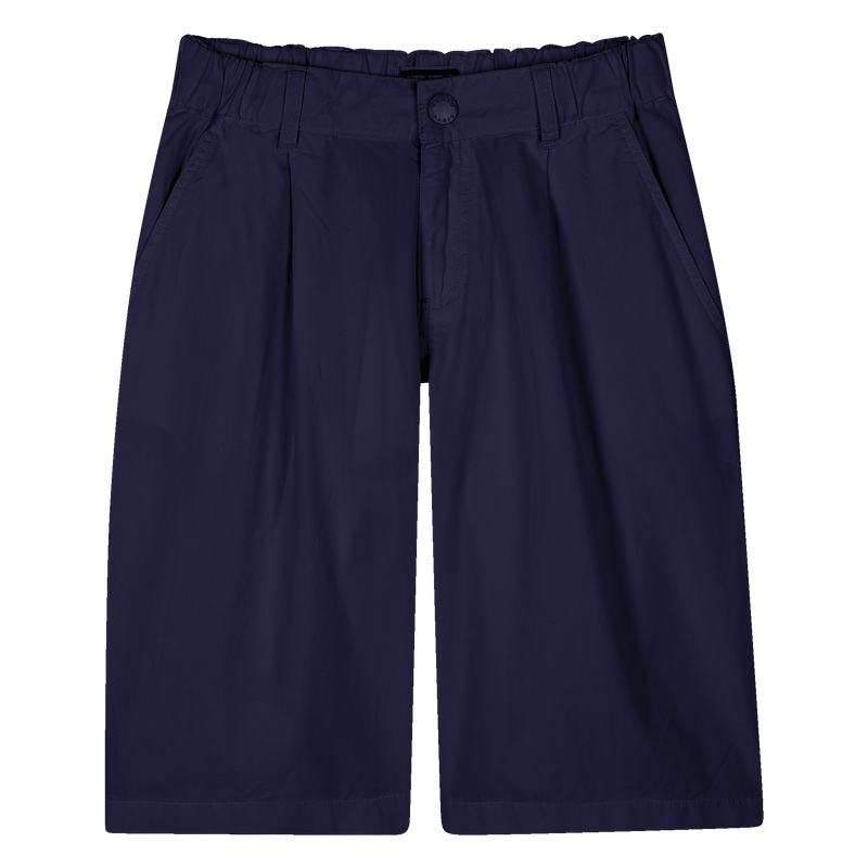 Einfarbige Baumwoll-Bermudas KENZO KIDS 
                        JUNGE