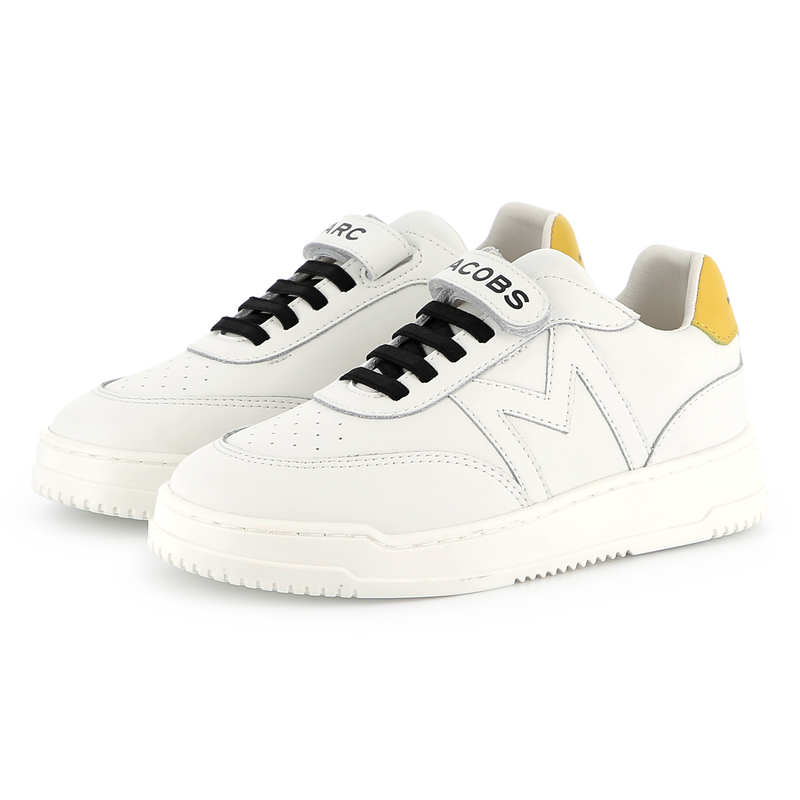 Leder-Sneaker mit Klett MARC JACOBS 
                        JUNGE