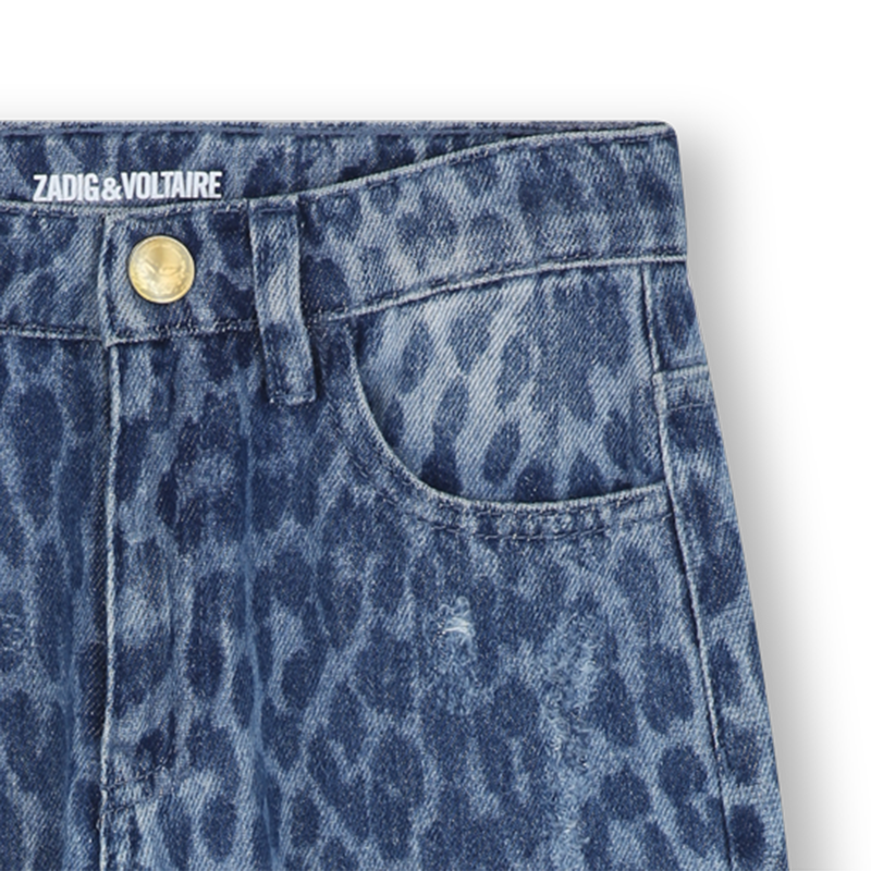 Jeans mit Leopardenmuster ZADIG & VOLTAIRE 
                        M&Auml;DCHEN