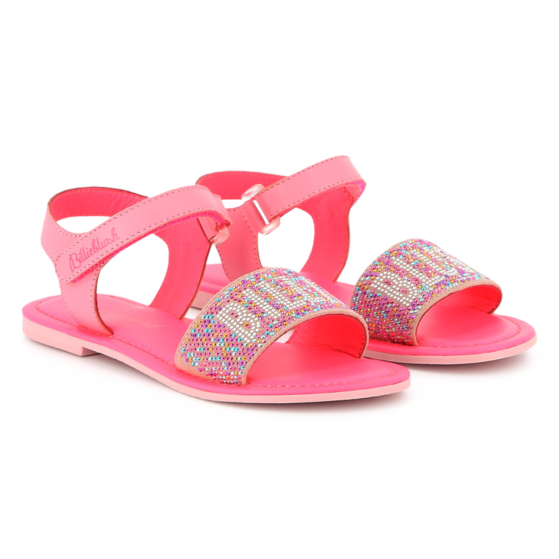 Klett-Sandalen aus Leder BILLIEBLUSH 
                        M&Auml;DCHEN
