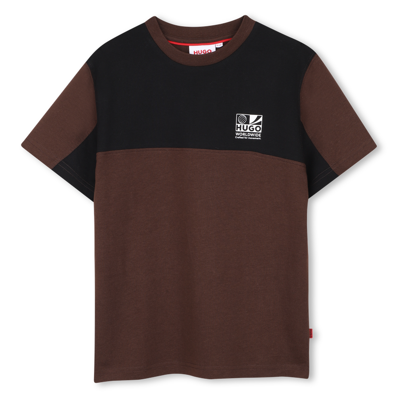 T-Shirt mit kurzen &Auml;rmeln HUGO 
                        JUNGE