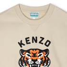Sweatshirt aus ungeb&uuml;rstetem Fleece KENZO KIDS 
                    JUNGE