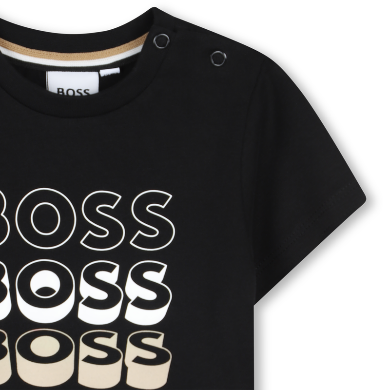 KURZ&Auml;RMELIGES T-SHIRT BOSS 
                        JUNGE