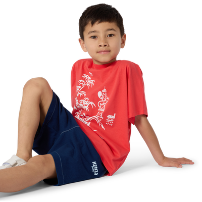 KURZ&Auml;RMELIGES T-SHIRT KENZO KIDS UNISEX