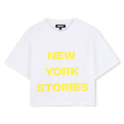 Locker geschnittenes kurz&auml;rmeliges t-shirt DKNY 
                    M&Auml;DCHEN