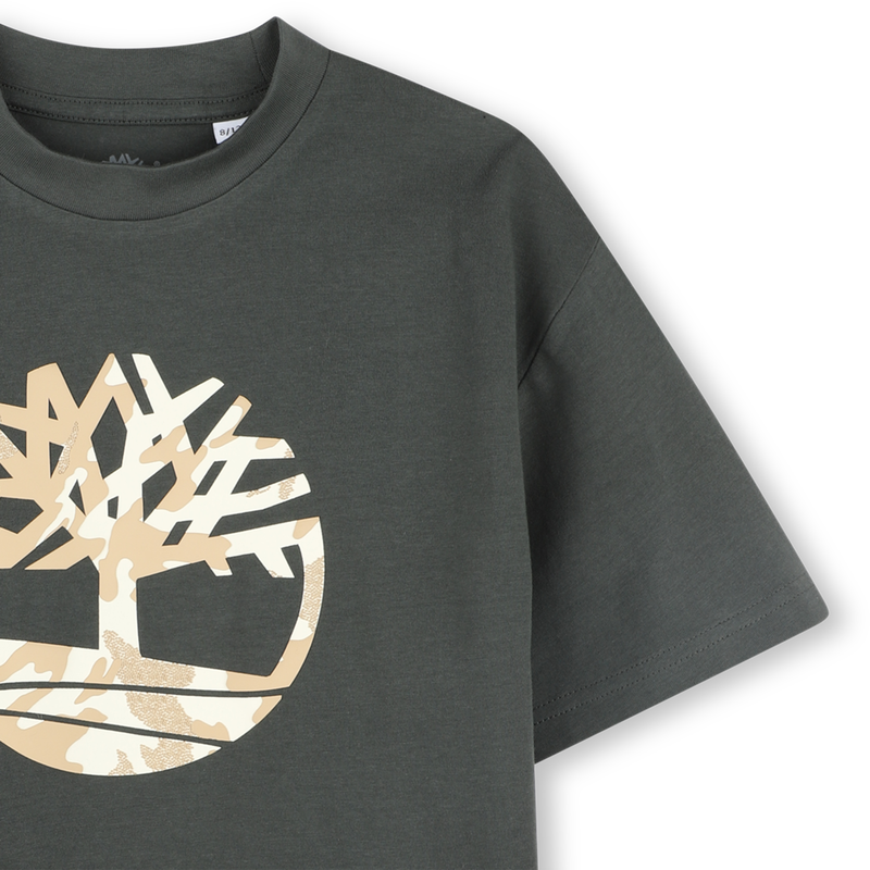 T-Shirt mit Logo-Reliefdruck TIMBERLAND 
                        JUNGE