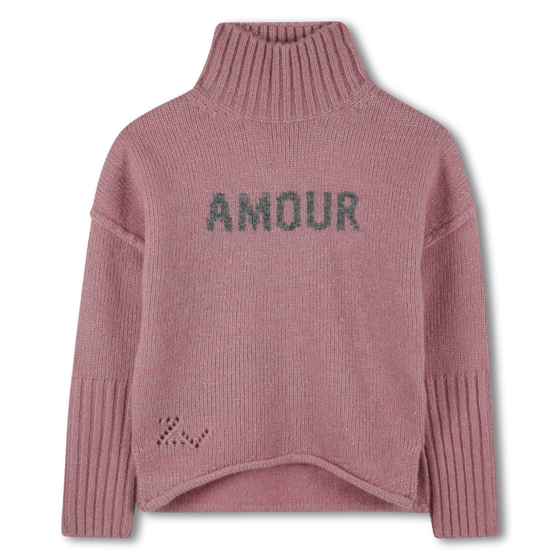 Metallic-Pullover mit Jacquard-Muster ZADIG & VOLTAIRE 
                        M&Auml;DCHEN