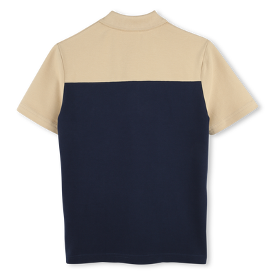 Poloshirt mit Farbblockmuster BOSS JUNGE