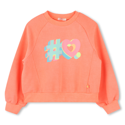 Gef&auml;rbtes Molton-Sweatshirt BILLIEBLUSH M&Auml;DCHEN