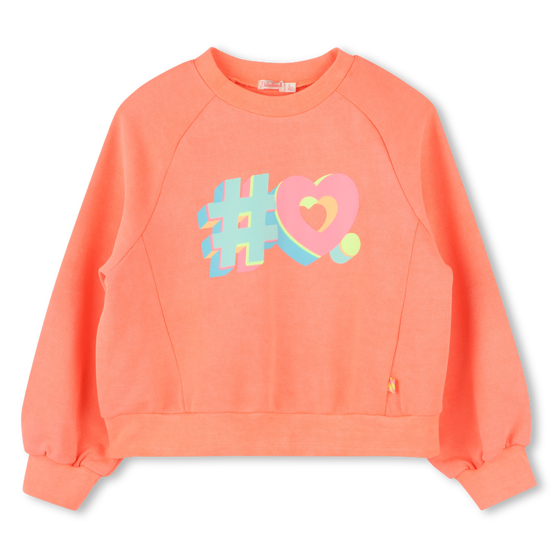 Gef&auml;rbtes Molton-Sweatshirt BILLIEBLUSH 
                        M&Auml;DCHEN