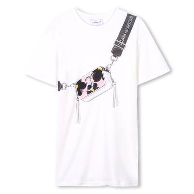 Kurz&auml;rmeliges Baumwollkleid MARC JACOBS M&Auml;DCHEN