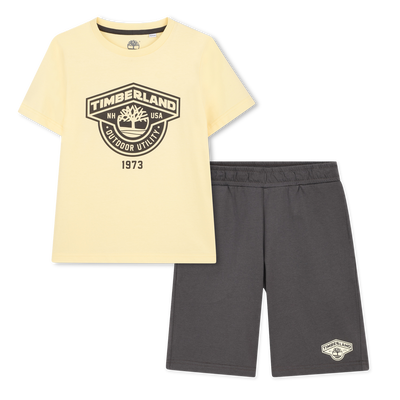 Set aus t-shirt und bermudashorts TIMBERLAND JUNGE