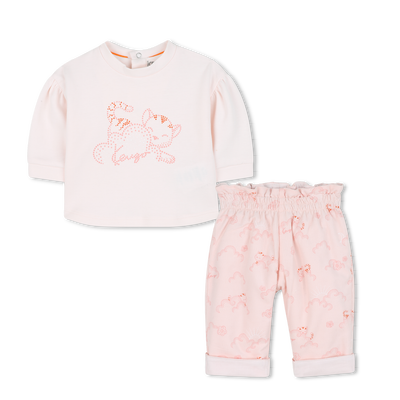 Set aus T-Shirt + Hose KENZO KIDS M&Auml;DCHEN