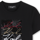 Kurz&auml;rmeliges t-shirt KARL LAGERFELD KIDS 
                    M&Auml;DCHEN