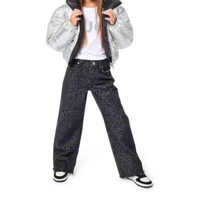 T-Shirt mit Nieten-Logo HUGO M&Auml;DCHEN