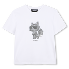 Kurz&auml;rmeliges t-shirt KARL LAGERFELD KIDS 
                    M&Auml;DCHEN
