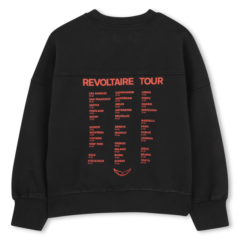 SWEATSHIRT MIT RUNDHALSAUSSCHNITT ZADIG & VOLTAIRE 
                        M&Auml;DCHEN