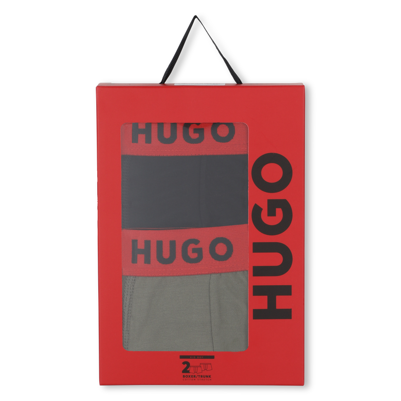 Packung mit 2 Boxershorts HUGO 
                        JUNGE