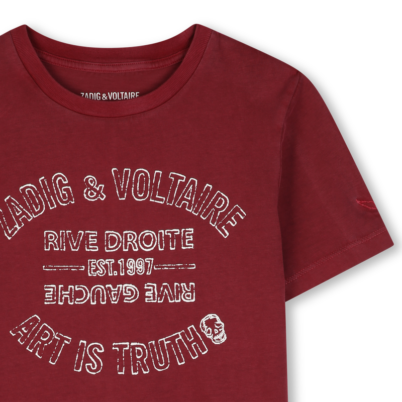 T-Shirt mit kurzen &Auml;rmeln ZADIG & VOLTAIRE 
                        UNISEX