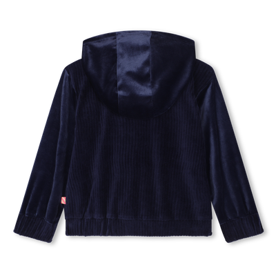 Samtige Sweatjacke mit Kapuze BILLIEBLUSH M&Auml;DCHEN