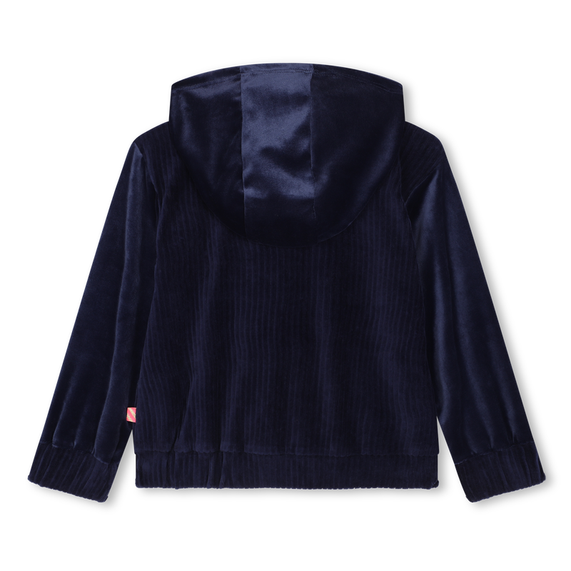 Samtige Sweatjacke mit Kapuze BILLIEBLUSH 
                        M&Auml;DCHEN