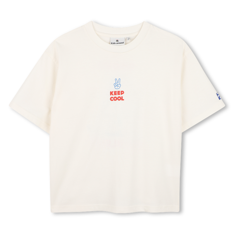 T-Shirt mit kurzen &Auml;rmeln KIDS AROUND 
                        JUNGE