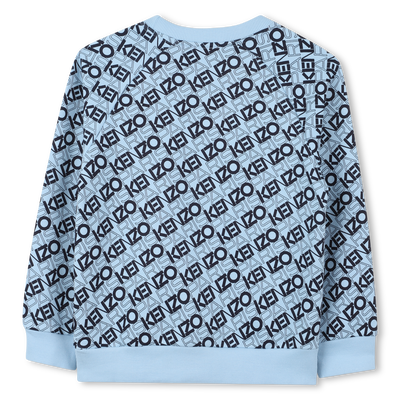 Baumwoll-Sweatshirt mit Print KENZO KIDS JUNGE