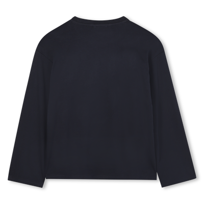 Lang&auml;rmeliges T-Shirt mit weiten &Auml;rmeln KENZO KIDS JUNGE