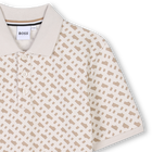 Gerades Poloshirt mit Print BOSS 
                    JUNGE