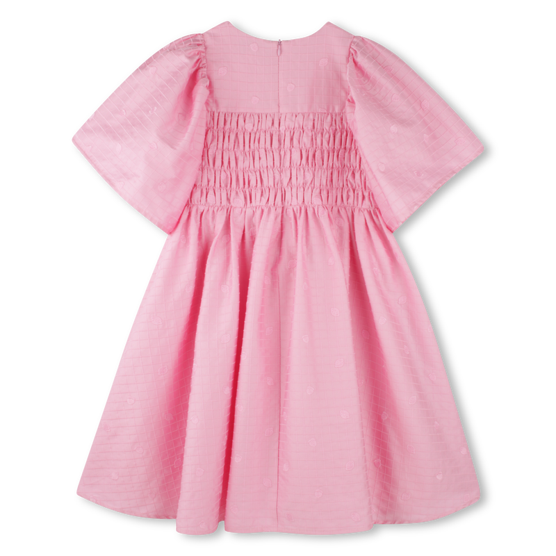 Besticktes Baumwoll-Kleid KENZO KIDS 
                        M&Auml;DCHEN