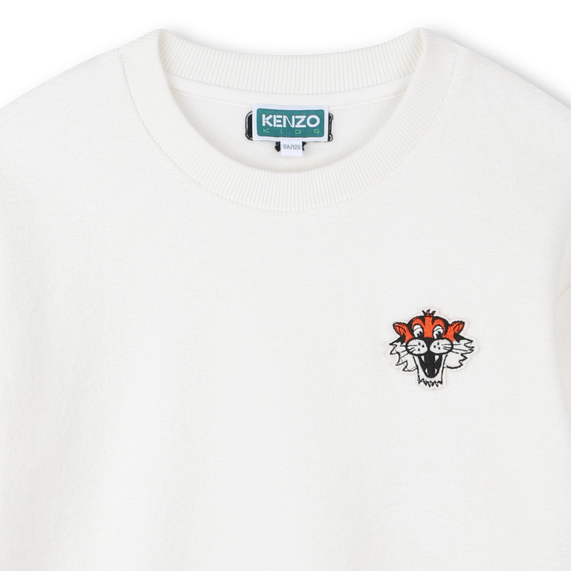 Fleece-Sweatshirt in Frottee-Optik KENZO KIDS 
                        JUNGE