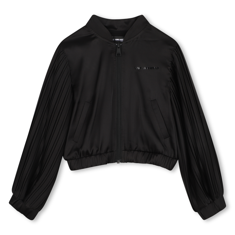 Jacke mit plissierten &auml;rmeln KARL LAGERFELD KIDS 
                        M&Auml;DCHEN