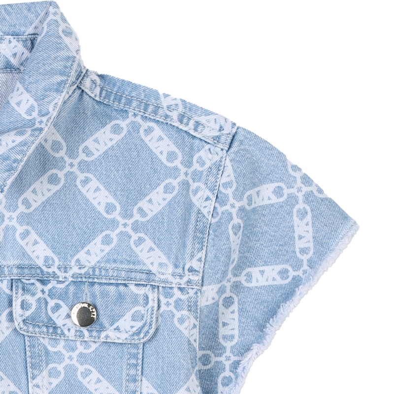 Kurz&auml;rmelige Jeansjacke MICHAEL KORS 
                        M&Auml;DCHEN
