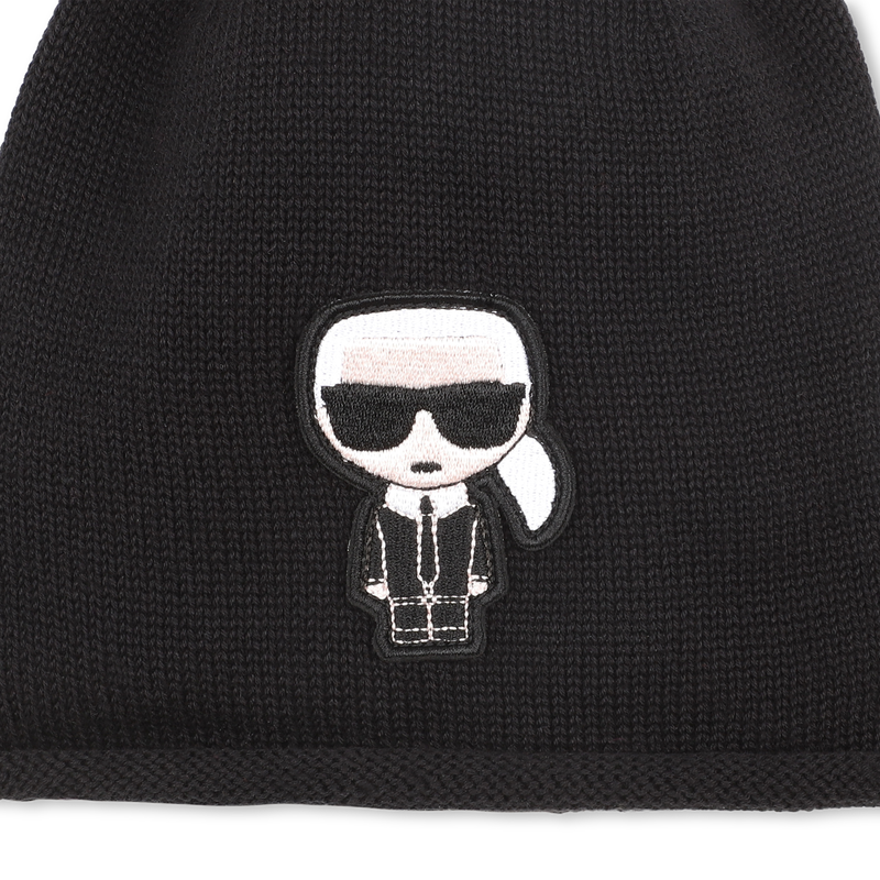 Gestrickte M&uuml;tze KARL LAGERFELD KIDS 
                        M&Auml;DCHEN