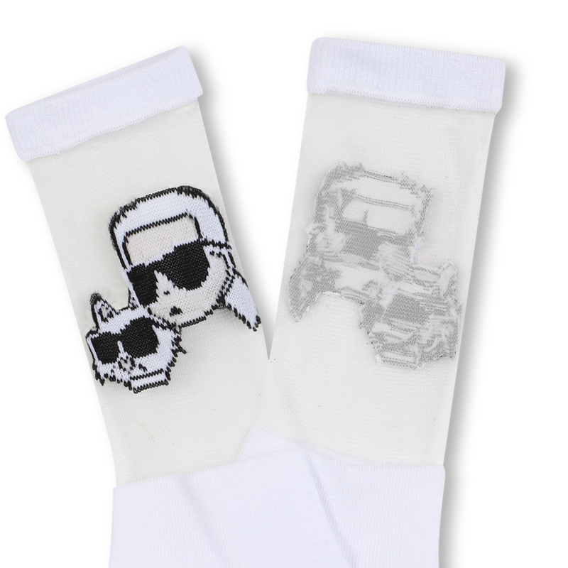 Mittelhohe Socken KARL LAGERFELD KIDS 
                        M&Auml;DCHEN